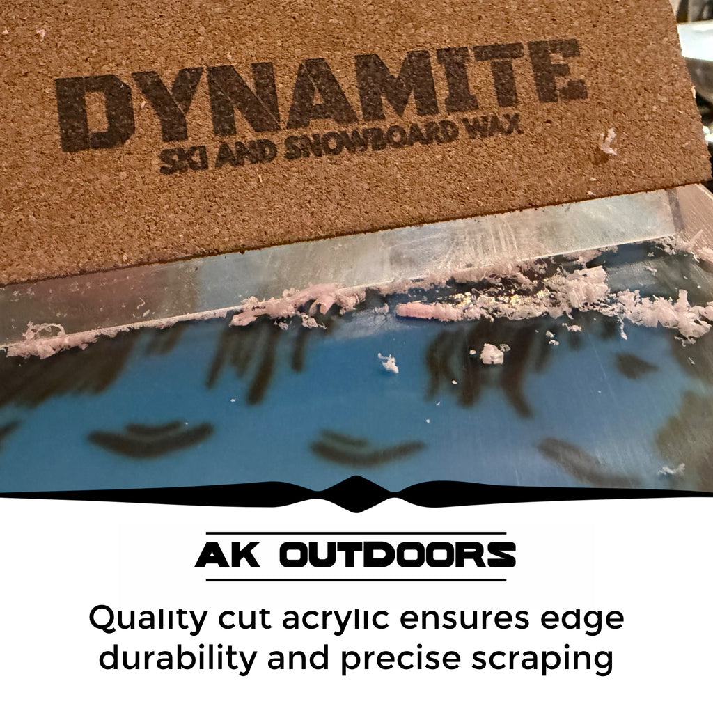 Wax scraper and buffer